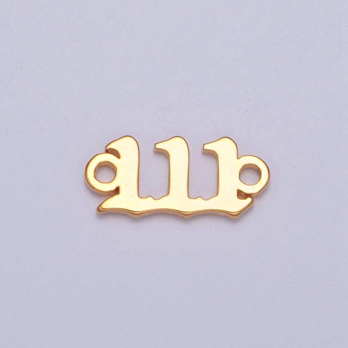 Mini Gold Filled Angel Number Charm Connector Lucky Number for Necklace Bracelet Component G-856~G-864