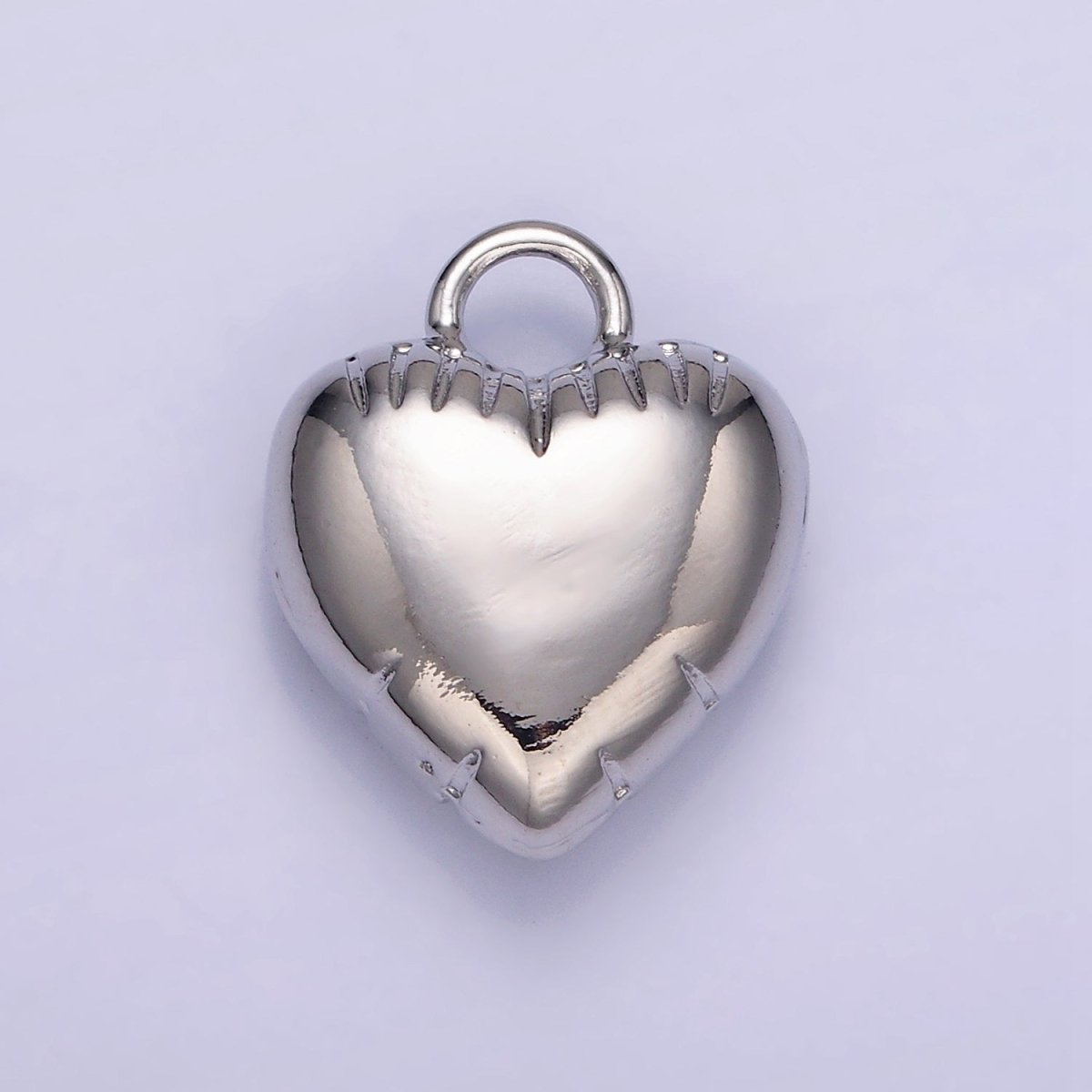Mini Heart Balloon Charm 14K Gold Filled Love Pendant | W499