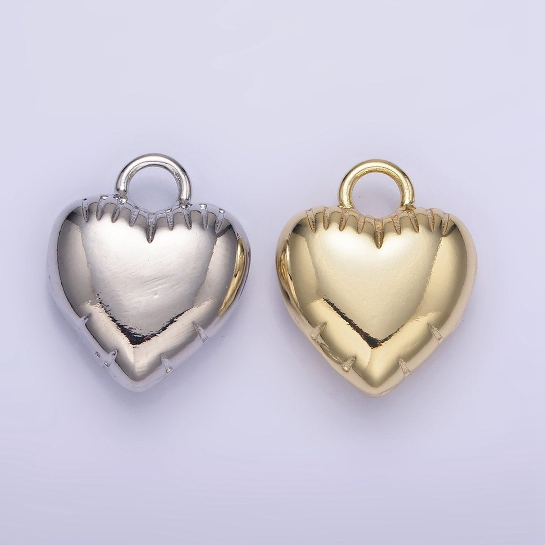 Mini Heart Balloon Charm 14K Gold Filled Love Pendant | W499