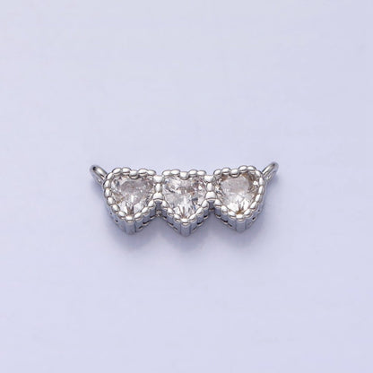 Mini Heart Link Connector Love Charm Connector for Bracelet Necklace Component Y-820