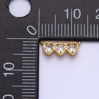 Mini Heart Link Connector Love Charm Connector for Bracelet Necklace Component Y-820