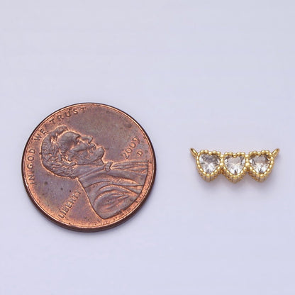 Mini Heart Link Connector Love Charm Connector for Bracelet Necklace Component Y-820