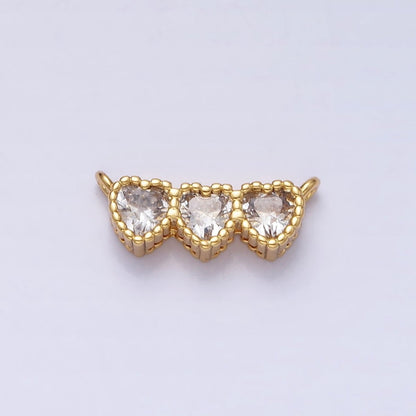Mini Heart Link Connector Love Charm Connector for Bracelet Necklace Component Y-820