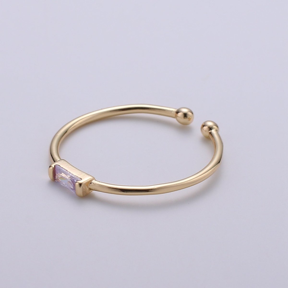 Minimalist Birthstone Ring • Cz Ring in Gold • Dainty Birthstone Ring • Stacking Ring • Valentine Gifts for Mom Wife Friend  R-216 R-218 R-219 R-220