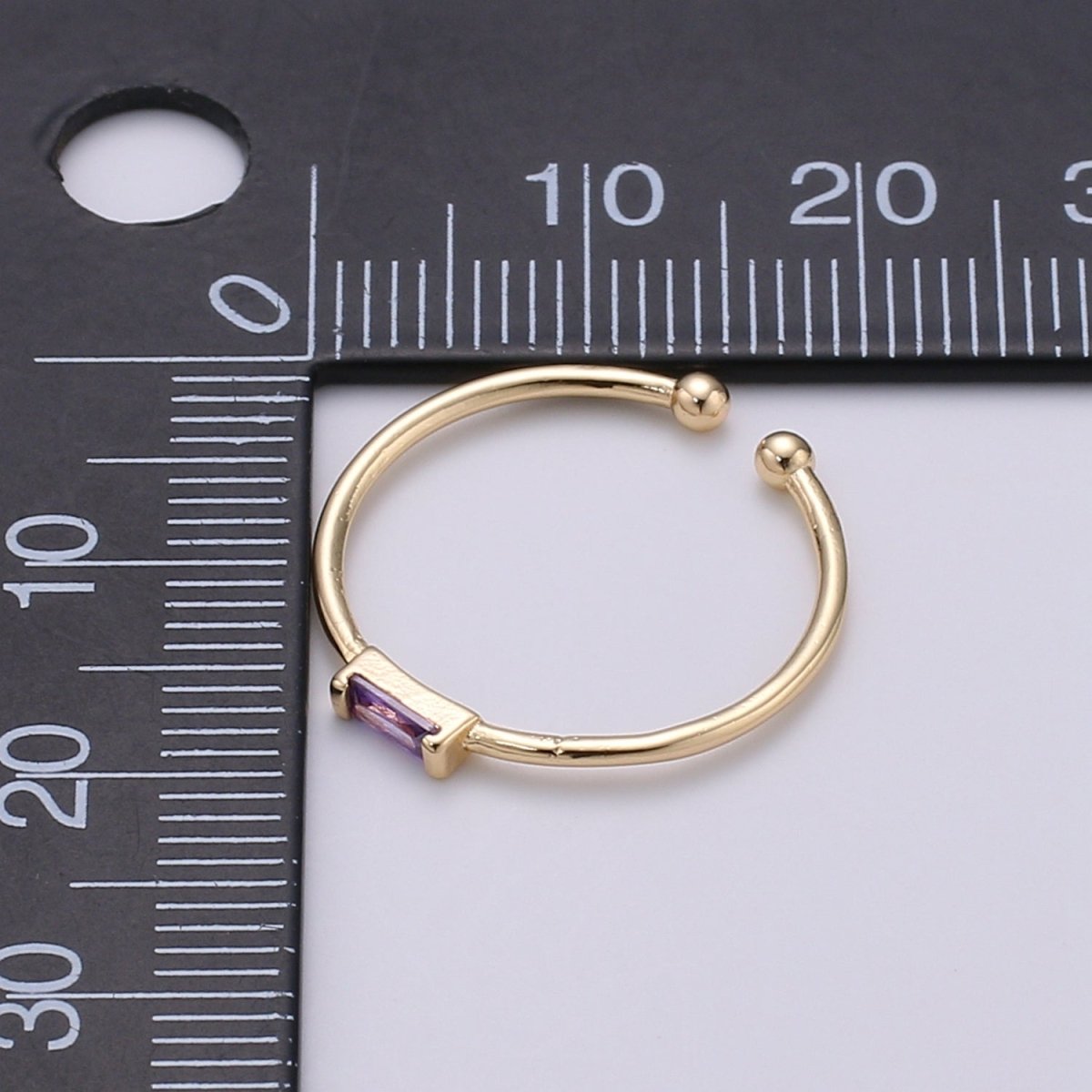 Minimalist Birthstone Ring • Cz Ring in Gold • Dainty Birthstone Ring • Stacking Ring • Valentine Gifts for Mom Wife Friend  R-216 R-218 R-219 R-220