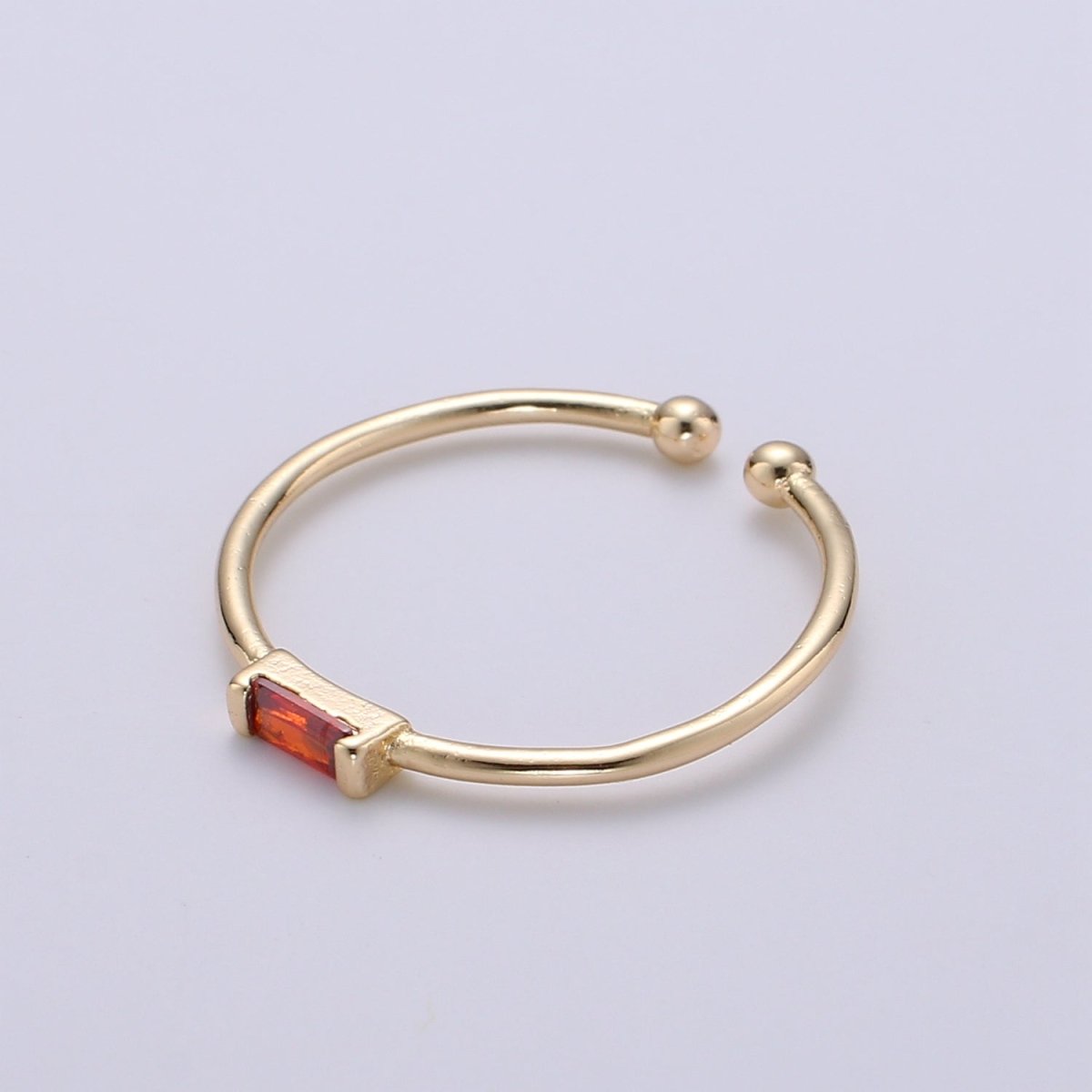 Minimalist Birthstone Ring • Cz Ring in Gold • Dainty Birthstone Ring • Stacking Ring • Valentine Gifts for Mom Wife Friend  R-216 R-218 R-219 R-220