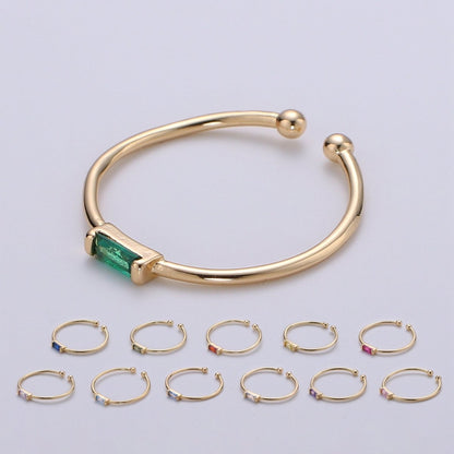 Minimalist Birthstone Ring • Cz Ring in Gold • Dainty Birthstone Ring • Stacking Ring • Valentine Gifts for Mom Wife Friend  R-216 R-218 R-219 R-220