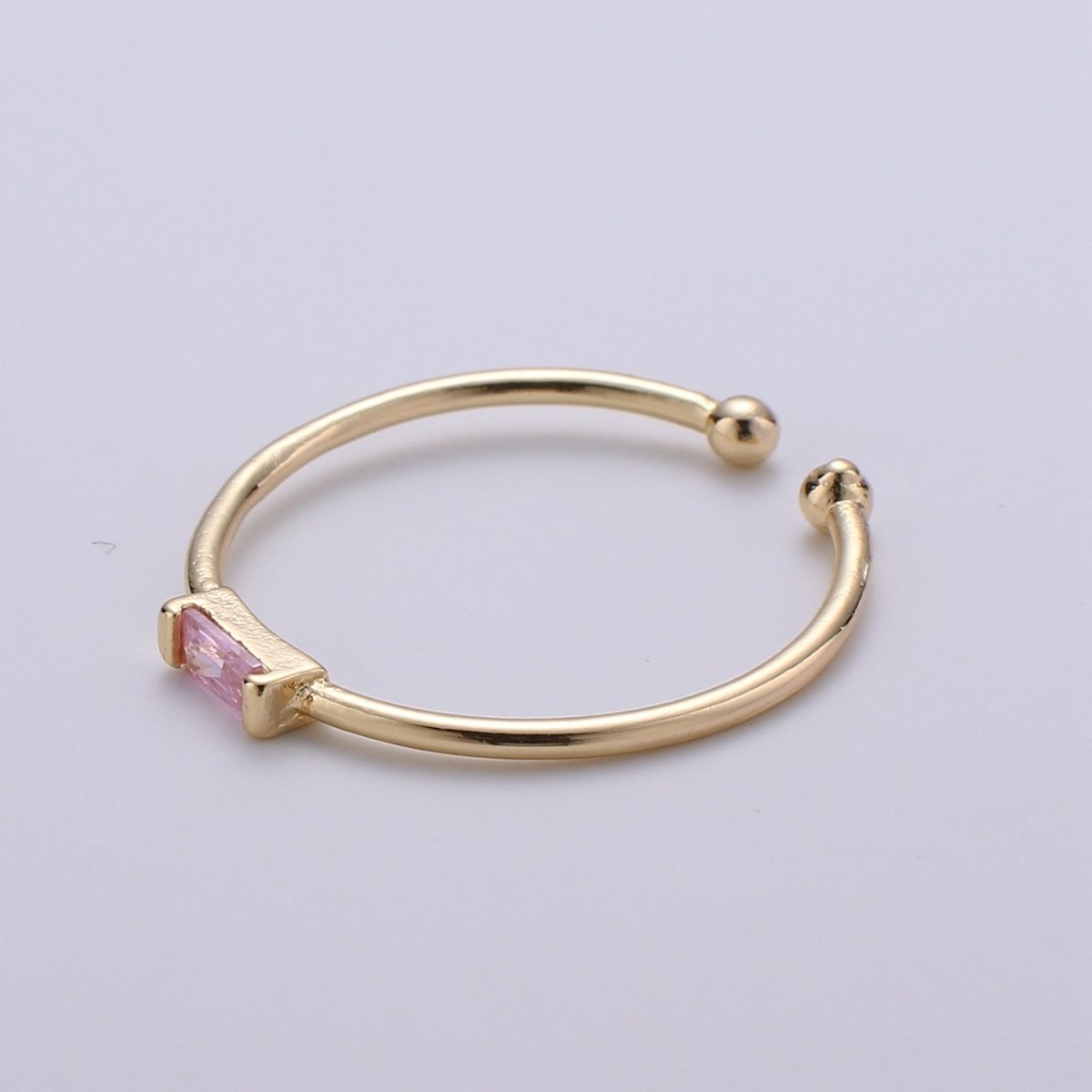 Minimalist Birthstone Ring • Cz Ring in Gold • Dainty Birthstone Ring • Stacking Ring • Valentine Gifts for Mom Wife Friend  R-216 R-218 R-219 R-220