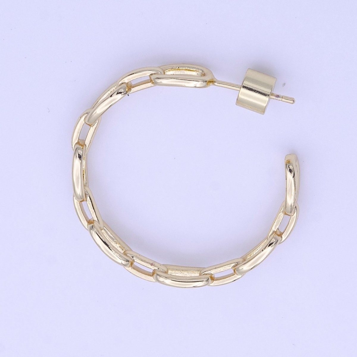 Minimalist Cylinder Earrings Backings Jewelry Supply (12 Pieces) Set in Gold &amp; Silver | K-074 K-076