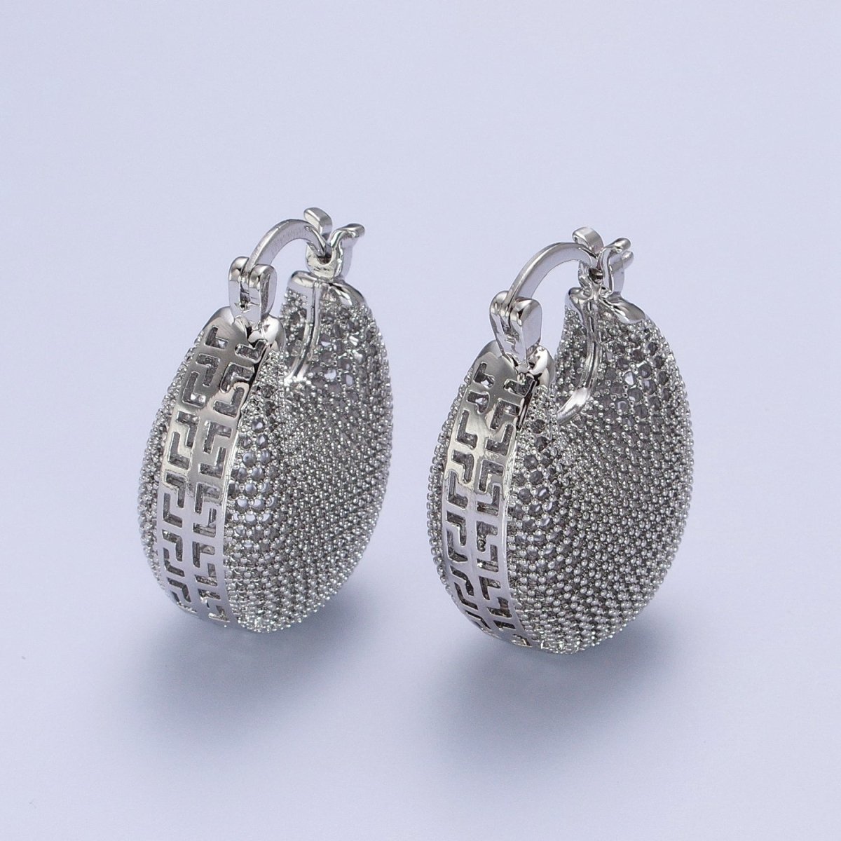 Minimalist Riveted Wire Rings Dome Latch Earrings in Gold &amp; Silver | AD-181 AD-182