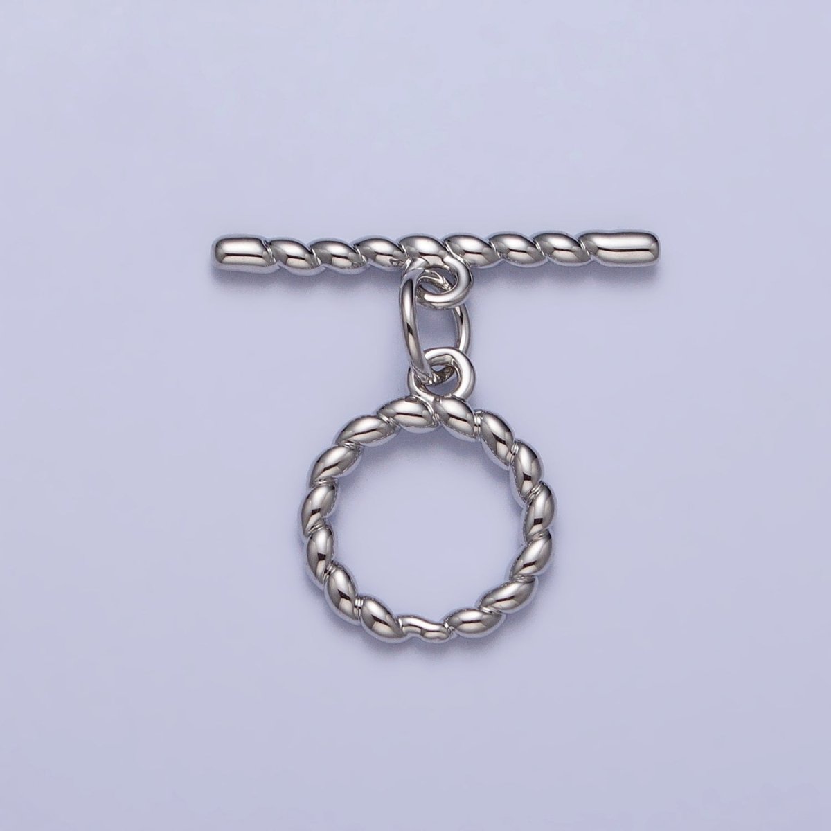 Minimalist Twisted Mini Croissant Toggle Clasps Jewelry Closure Supply in Gold &amp; Silver | Z-101 Z-102