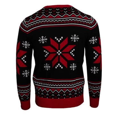 Misfits Punk Rock Crimson Ghost Skull Unisex Logo Ugly Christmas Sweater