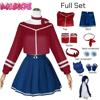 Mita Mira Cosplay School Uniform – MiSide Yandere JK Set for Girls &amp; Women