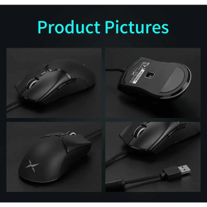Modern 2.4Ghz Wireless Wired Gaming Mouse Modern 1600 DPI Lightweight Design Soft Ergonomic Mice