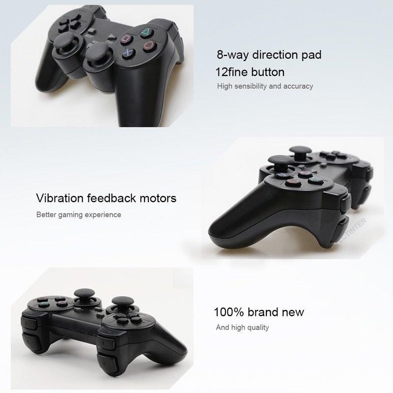 Modern Purple Wireless Joystick Gamepad Controller Along With Double Vibration Shock Perfect For PC Laptop Smart TV