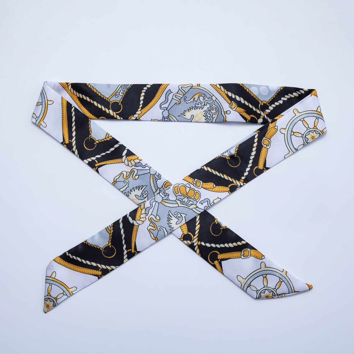 Modern Style 40mm Soft Faux Silk Bandana Scarf Necklace | WA-1932