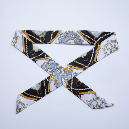 Modern Style 40mm Soft Faux Silk Bandana Scarf Necklace | WA-1932