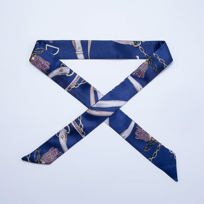 Modern Style 40mm Soft Faux Silk Bandana Scarf Necklace | WA-1932