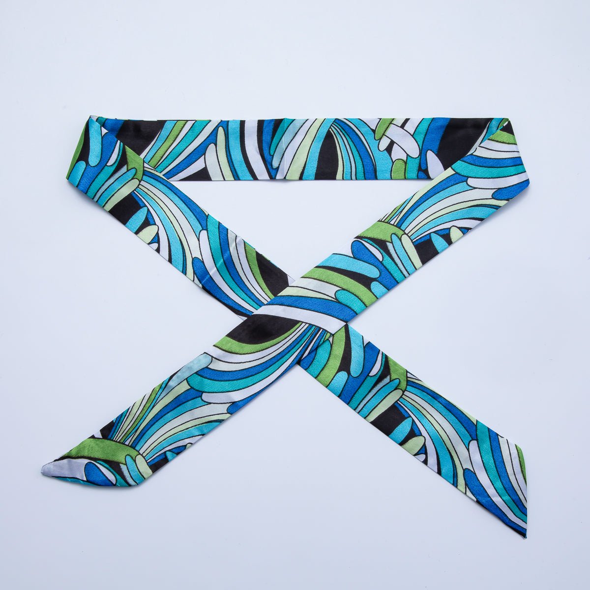 Modern Style 40mm Soft Faux Silk Bandana Scarf Necklace | WA-1932