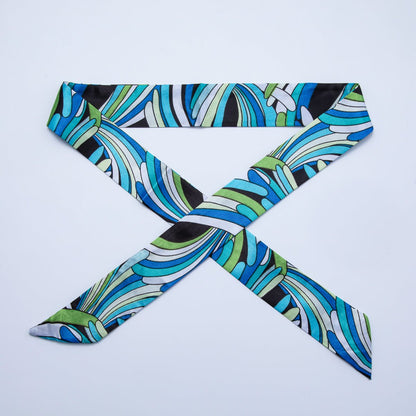 Modern Style 40mm Soft Faux Silk Bandana Scarf Necklace | WA-1932
