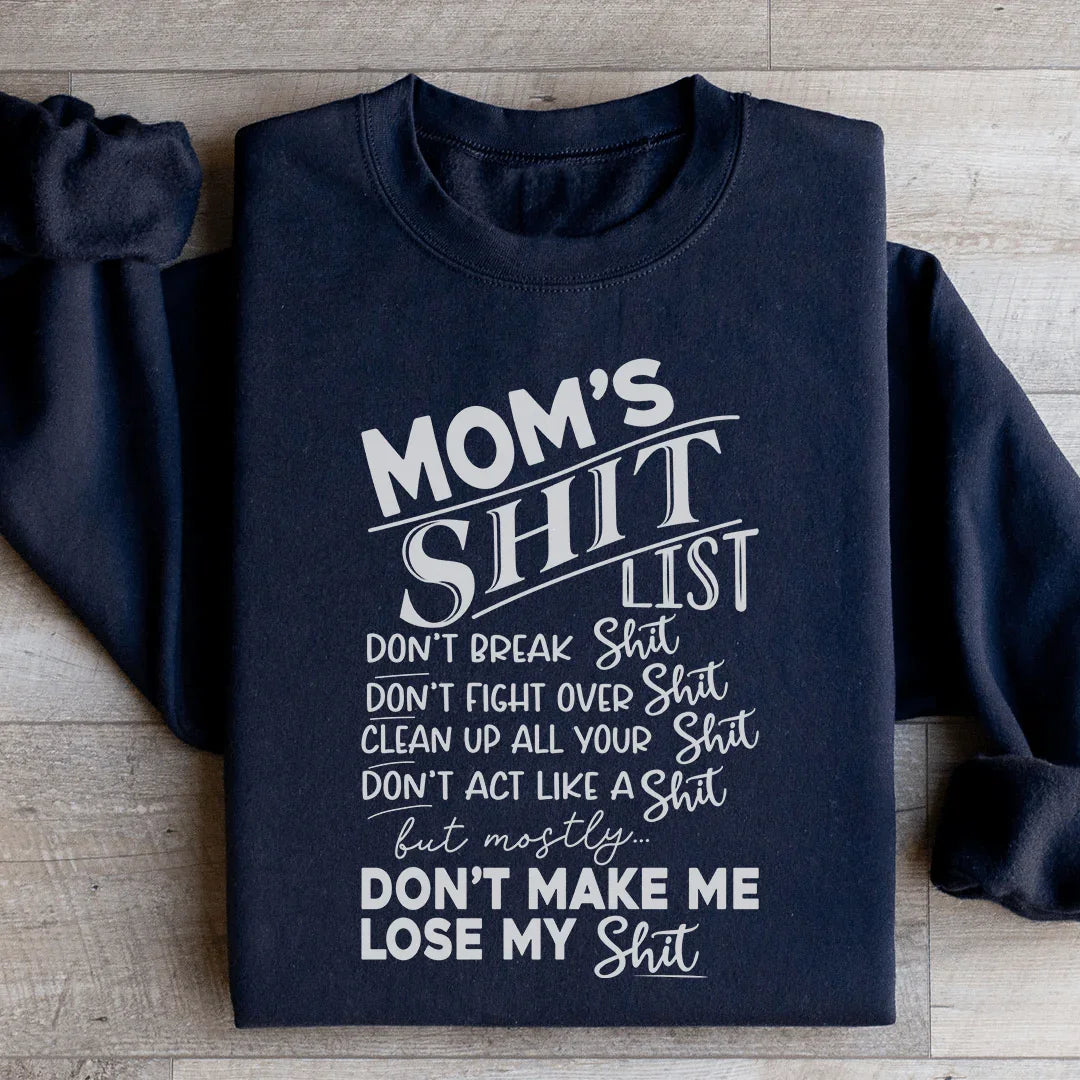 Relatable Mom Humor Fleece Pullover – \"Mom&