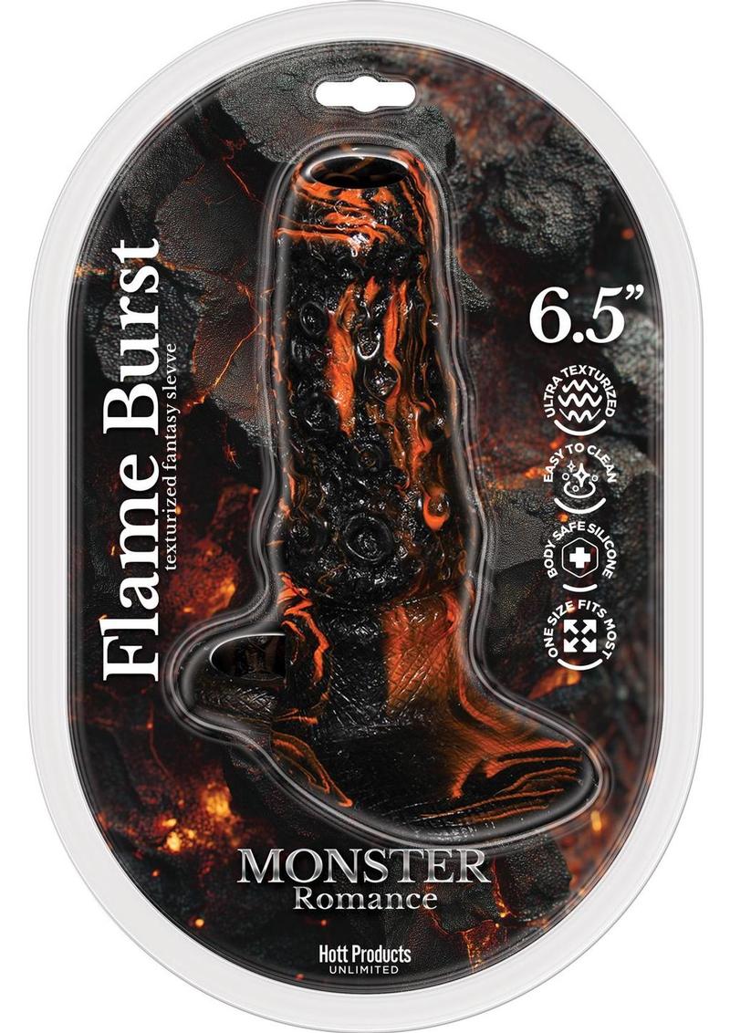 Monster Romance Flame Burst Penis Sleeve