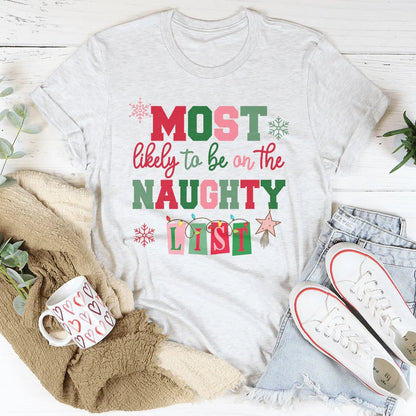 Most Likely To Be On The Naughty List Tee