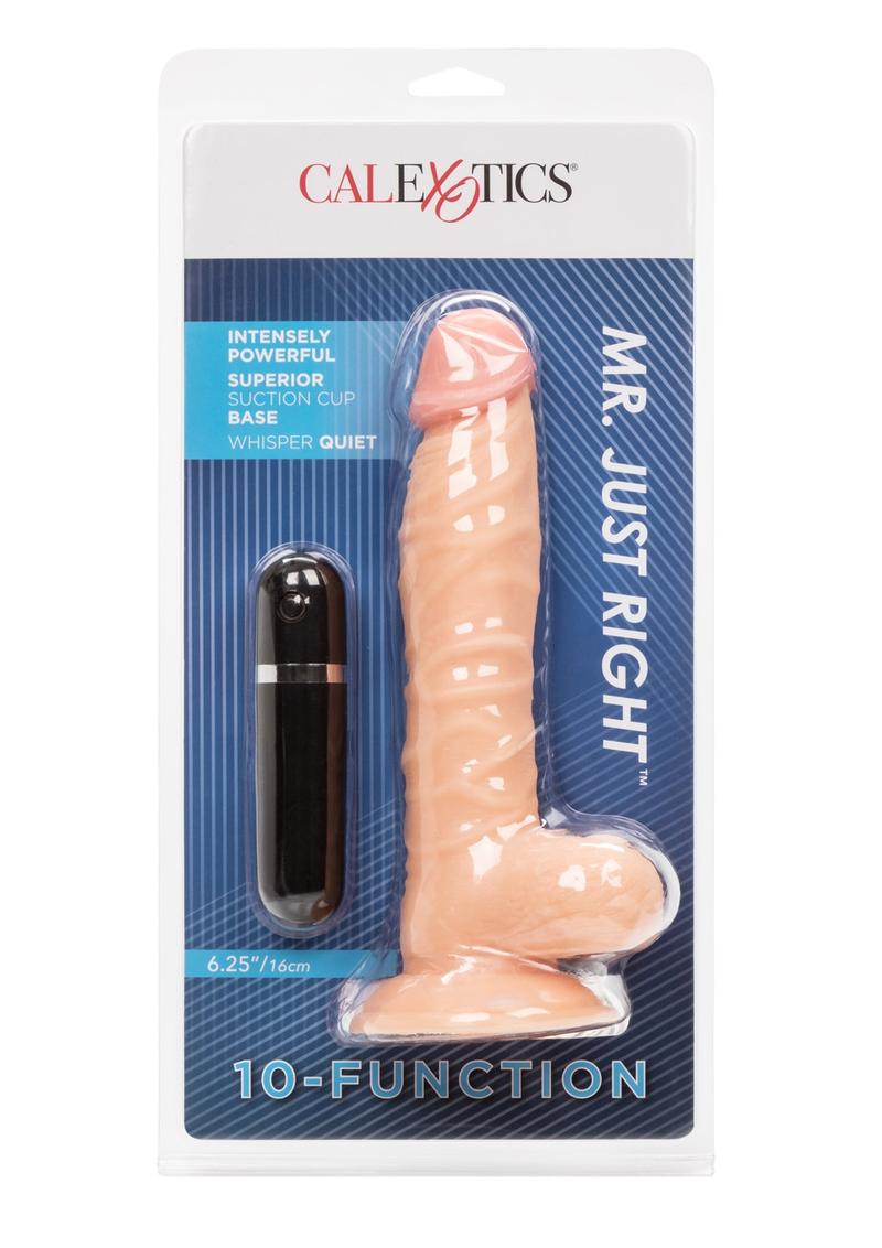 CalExotics Mr. Just Right Vibrating Dildo