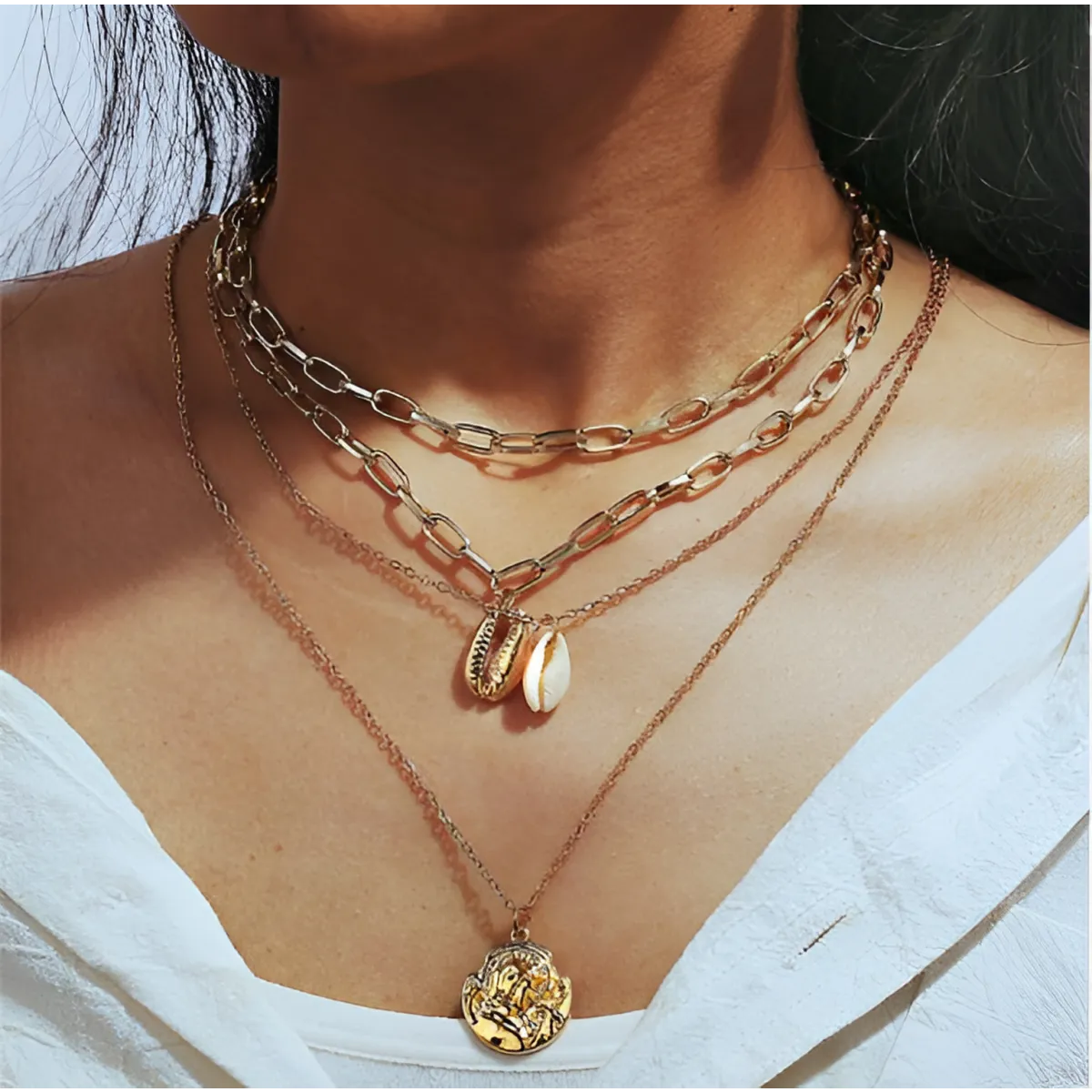 Multi-Layer Pearl Necklace