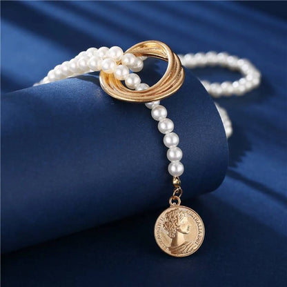 Multi-Layer Pearl Necklace