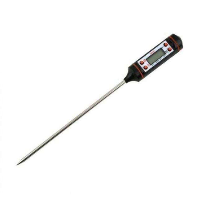 Multifunctional Digital Thermometer For BBQ Food Meat Cake Candy Bake Grill Ultra Fast Kitchen Thermometer with Hold &amp; Calibration Digital Food Thermometer for BBQ Baking Candy Milk Temperature Cooking Thermometer Oven Kitchen Tools