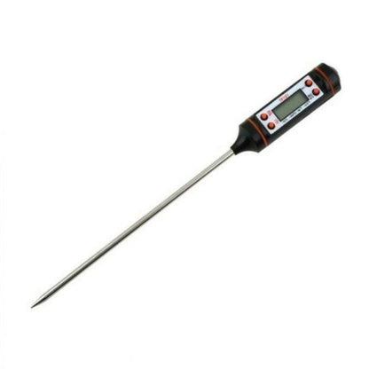 Multifunctional Digital Thermometer For BBQ Food Meat Cake Candy Bake Grill Ultra Fast Kitchen Thermometer with Hold &amp; Calibration Digital Food Thermometer for BBQ Baking Candy Milk Temperature Cooking Thermometer Oven Kitchen Tools