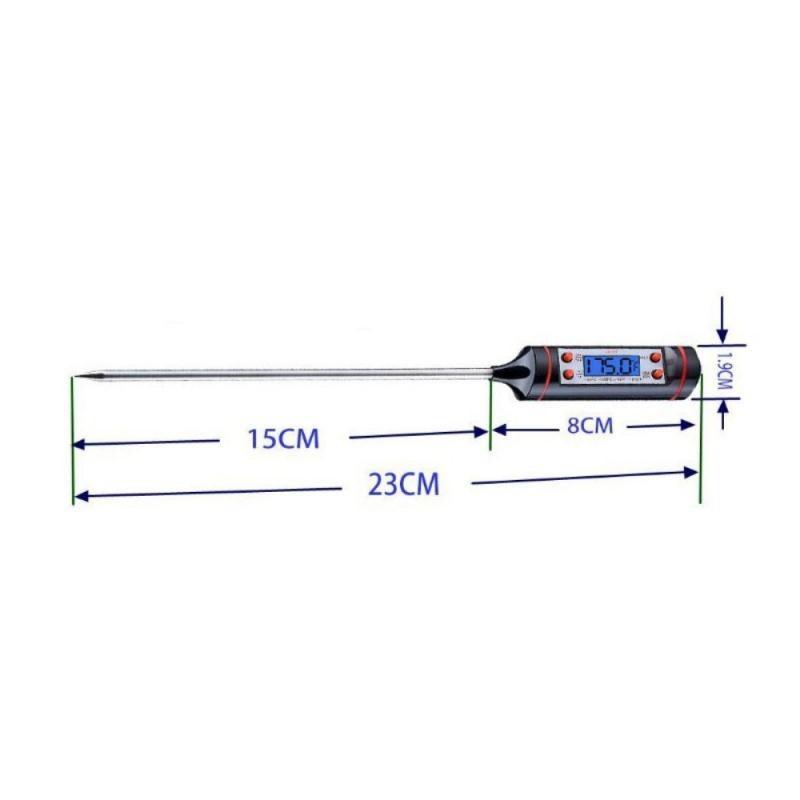 Multifunctional Digital Thermometer For BBQ Food Meat Cake Candy Bake Grill Ultra Fast Kitchen Thermometer with Hold &amp; Calibration Digital Food Thermometer for BBQ Baking Candy Milk Temperature Cooking Thermometer Oven Kitchen Tools