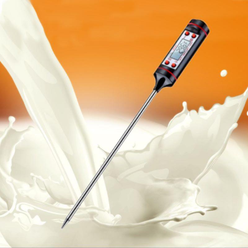 Multifunctional Digital Thermometer For BBQ Food Meat Cake Candy Bake Grill Ultra Fast Kitchen Thermometer with Hold &amp; Calibration Digital Food Thermometer for BBQ Baking Candy Milk Temperature Cooking Thermometer Oven Kitchen Tools
