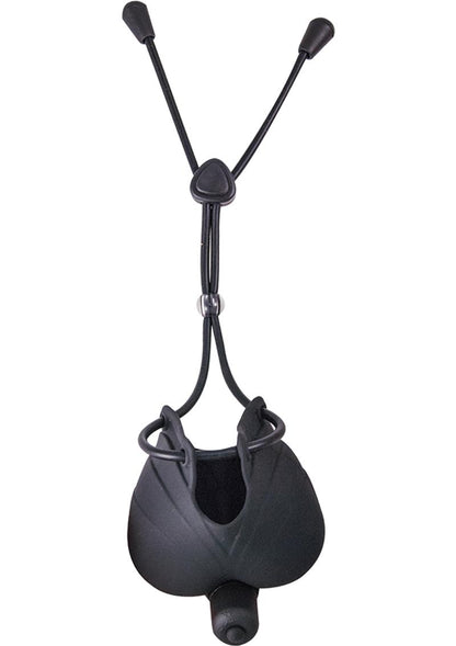My Cock Ring Vibrating Scrotum Pouch And Cinch Silicone Cock