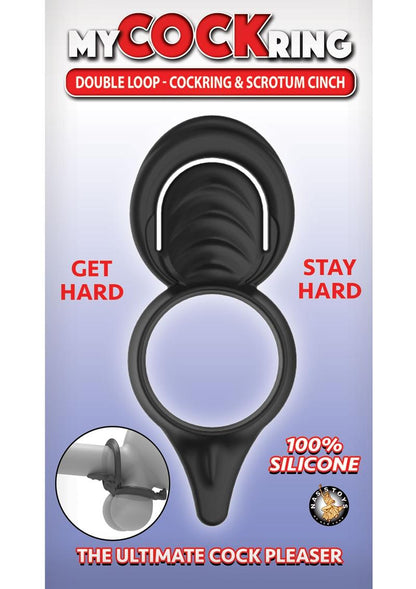 My Cockring Double Loop Silicone Cockring  for Enhanced Firmness