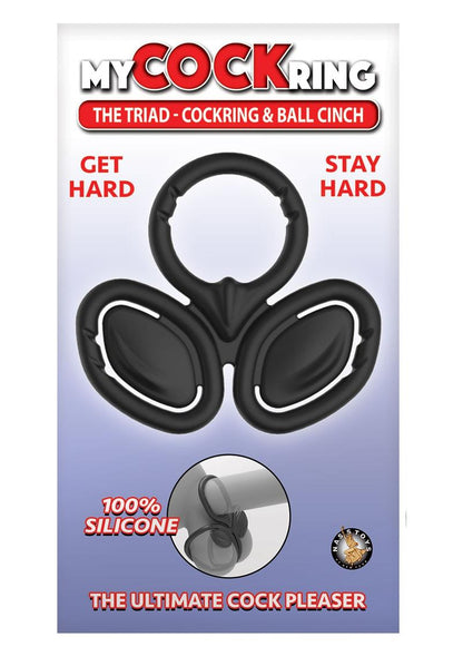 My Cockring The Triad Silicone Cockring and Ball Cinch