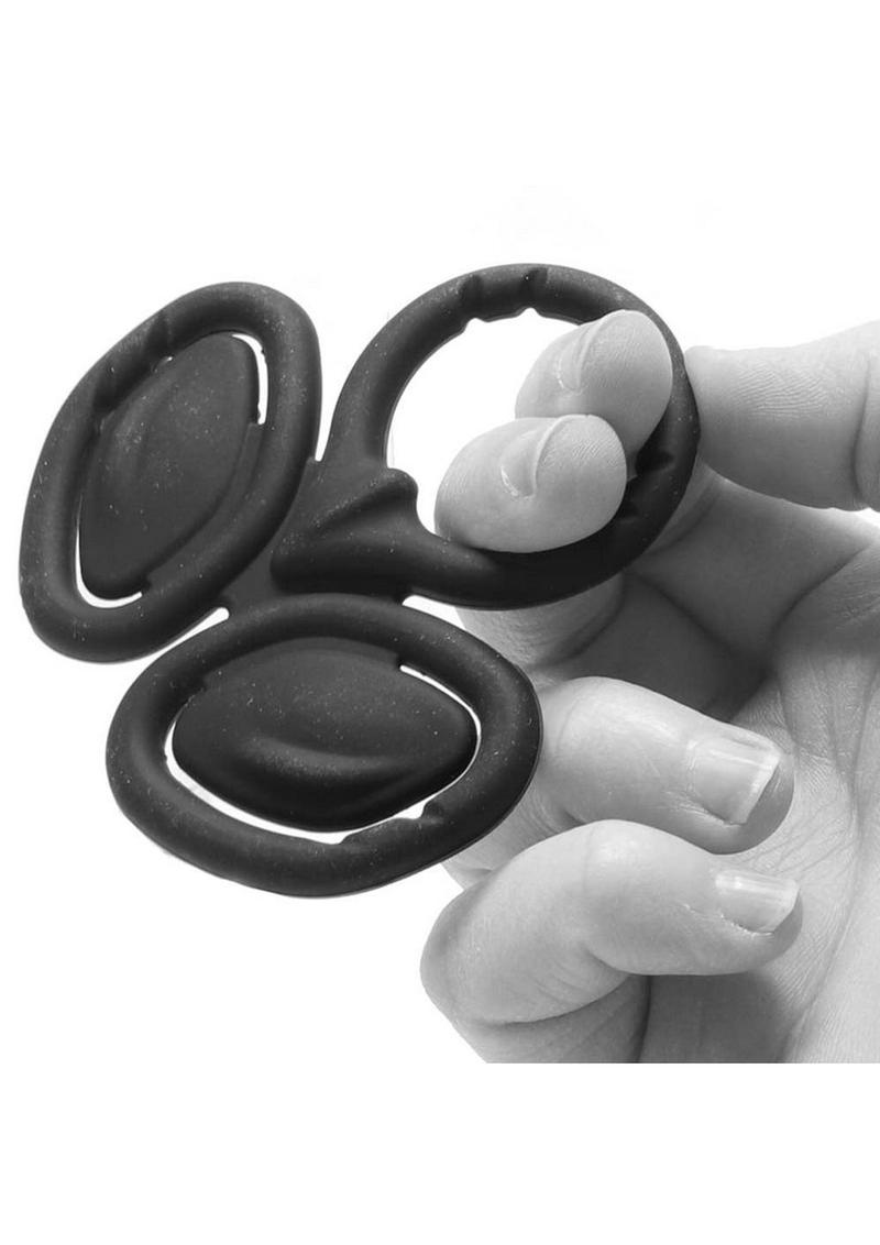 My Cockring The Triad Silicone Cockring and Ball Cinch