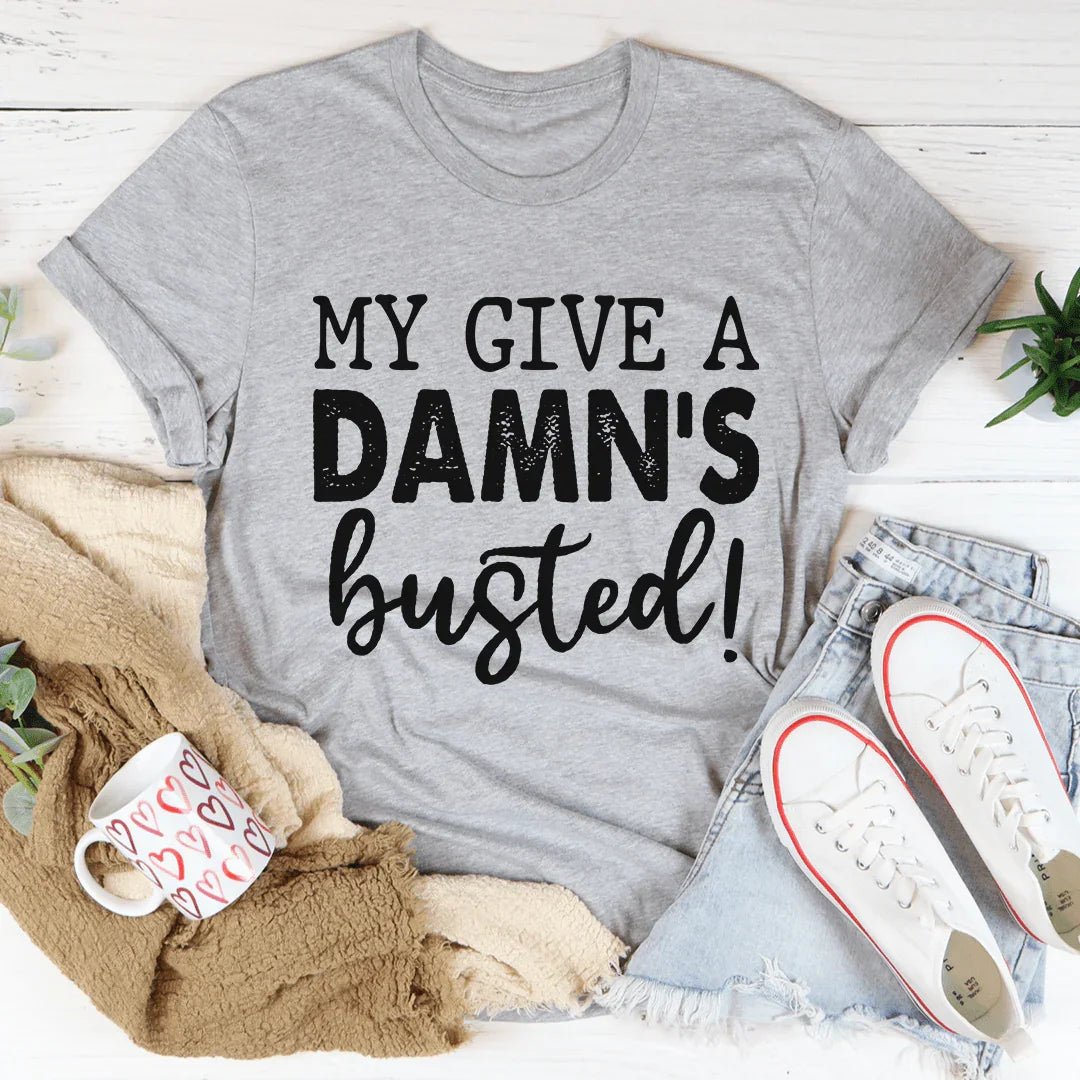 Country Lyric Humor Top – "My Give A Damn&