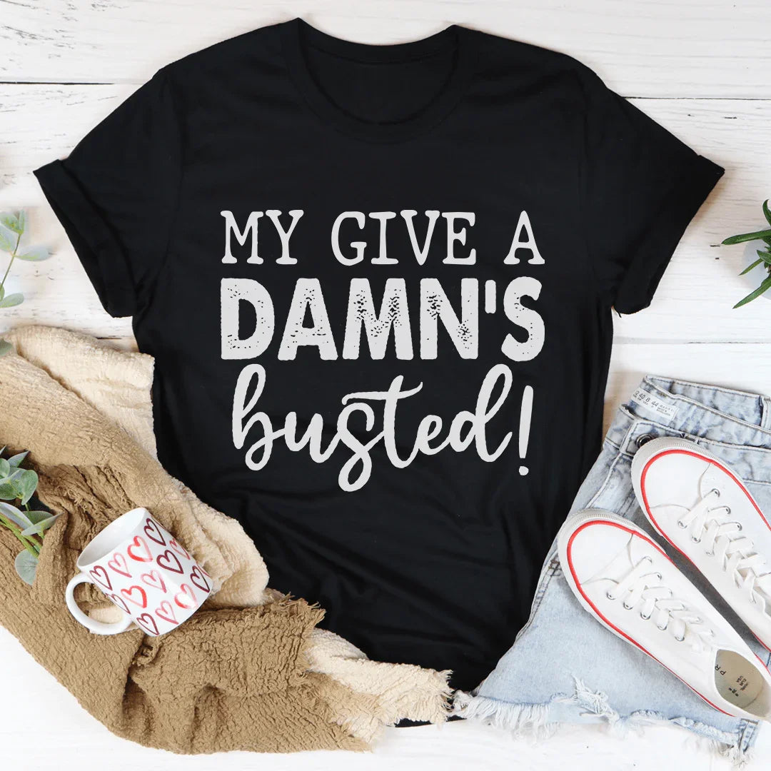 Country Lyric Humor Top – "My Give A Damn&