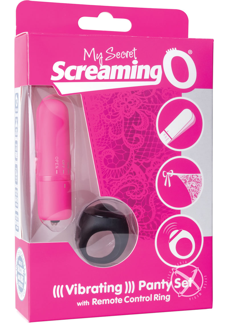 My Secret Vibrating Panty Set With Remote Control