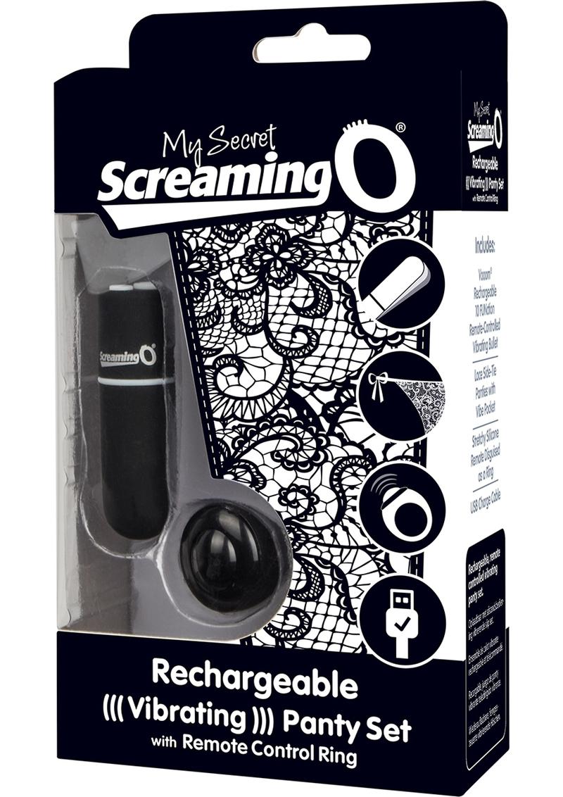 Screaming My Secret USB Rechargeable Panty Vibe Set