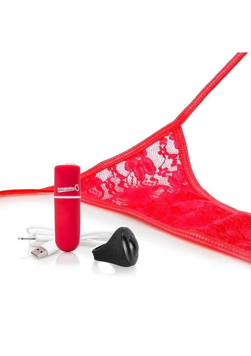 Screaming My Secret USB Rechargeable Panty Vibe Set