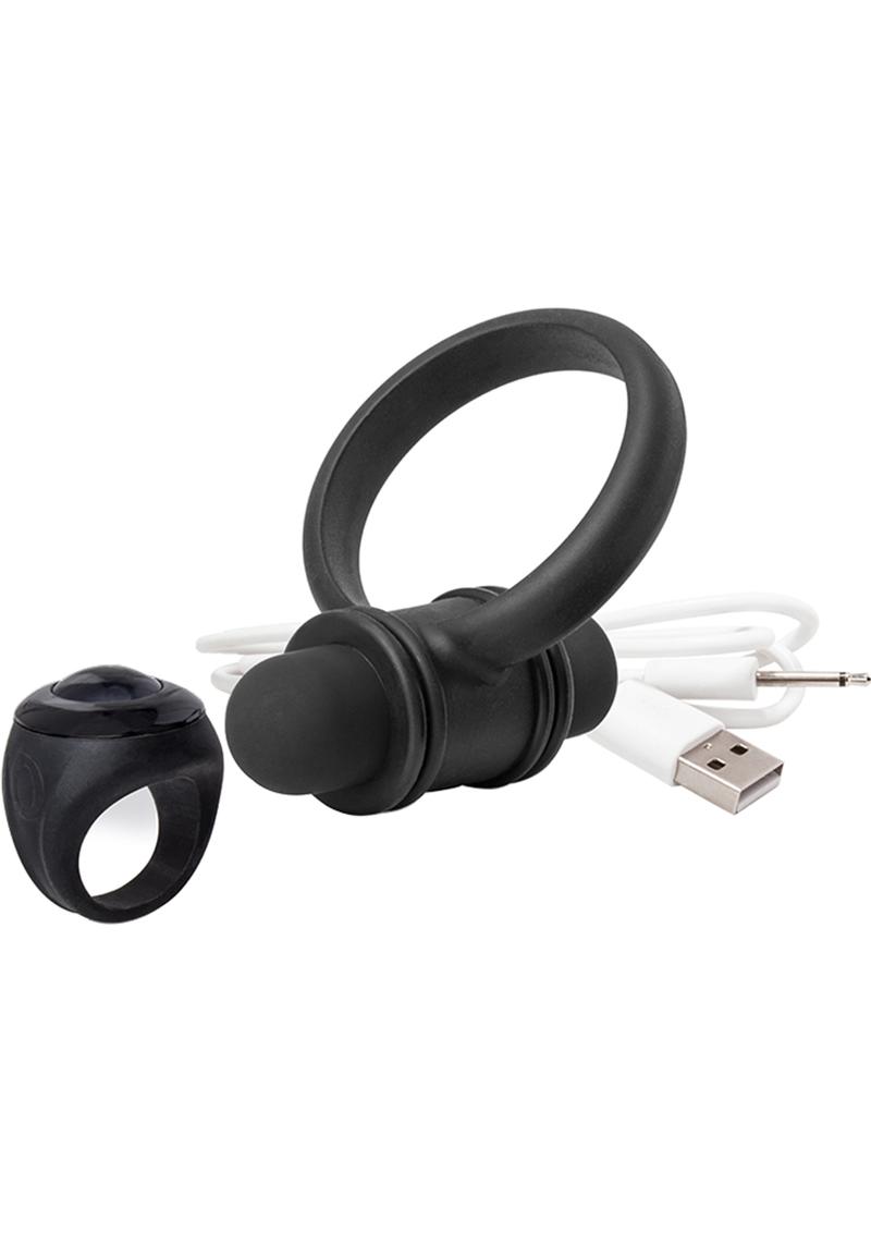 My Secret Screaming O for Him Rechargeable Vibrating Ring Set