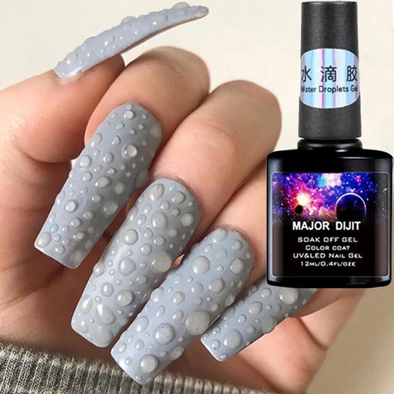 Nail Gel Polish In Style Water Droplets UV Fashion Nail Art Decoration Luxury Womens Design For Girls and Women Fashion Nail Gel