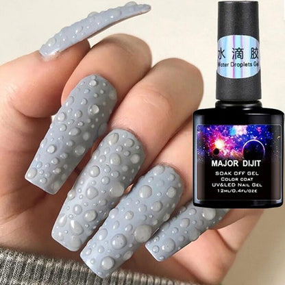 Nail Gel Polish In Style Water Droplets UV Fashion Nail Art Decoration Luxury Womens Design For Girls and Women Fashion Nail Gel