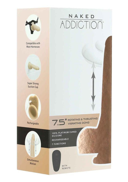 Naked Addiction Rotating Thrusting And Vibrating Dong