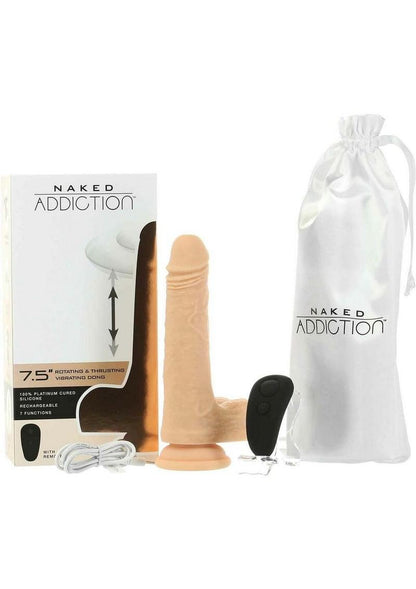 Naked Addiction Rotating Thrusting And Vibrating Dong