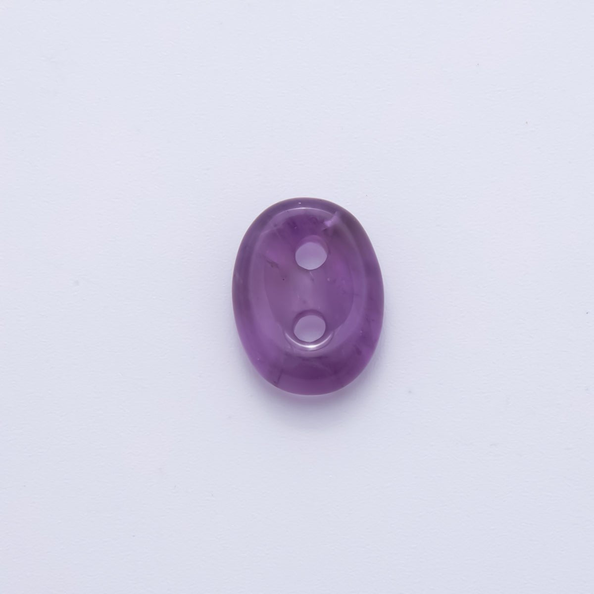 Natural Gemstone 2 Holes Button Spacer Beads | ZA1230 - ZA1233
