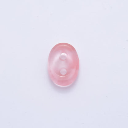 Natural Gemstone 2 Holes Button Spacer Beads | ZA1230 - ZA1233